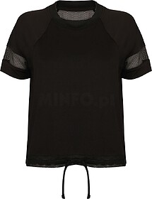 TL526 T-shirt de senhora oversized tam: XS cor: Black : Tomb...