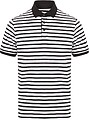 Polo jersey às riscas FR230