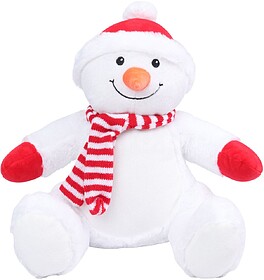 MM567 Boneco de neve de peluche com fecho tam: One Size cor:...