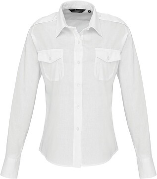Camisa piloto de senhora de manga comprida PR310