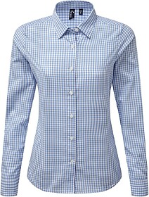 PR352 Camisa vichy com quadrados grandes tam: XXL cor: Light...
