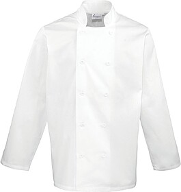 PR657 Jaleca de chef unissexo de manga comprida tam: S cor: ...