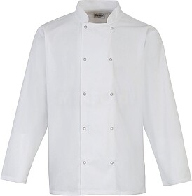 PR665 Jaleca de chef de manga comprida tam: 3XL cor: White :...
