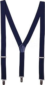 PR701 Suspensórios com pinças tam: One Size cor: Navy : Pr...