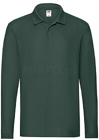 POLO FRUIT OF THE LOOM HOMEM PREMIUM - Verde Escuro L