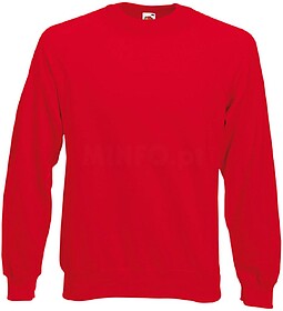 SWEATSHIRT FRUIT OF THE LOON CLASSIC RAGLAN ADULTO - Vermelh...