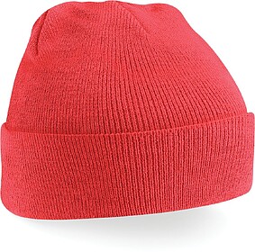 B45 Gorro Original com dobra tam: One Size cor: Coral : Beec...