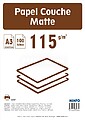 Papel Couché : Creator Digital Silk : A3 : 115g/m2 : ( pack 100fls )