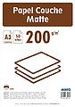 Papel Couché : Creator Digital Silk : A3 : 200g/m2 : ( pack 50fls )