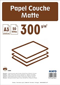 Papel Couché : Creator Digital Silk : A3 : 300g/m2 : ( pack...