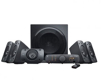 Sistema de Altifalantes Logitech Z906 5.1 THX 1000W - Subwoo...