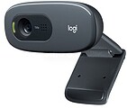 Webcam Logitech C270 HD 720p - 3Mpx - USB 2.0 - Microfone Integrado - Ângulo de Visão 60º - Foco Fixo - Cabo de 1,50 - Cor Preta