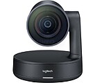 Câmara Logitech Rally para Videoconferências PTZ Ultra HD 4K USB-C 3.0 - Controlo Automático - Indicador LED de Silêncio - Comando à Distância - Cor Preta