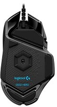 Logitech G502 Hero Rato USB 25600dpi - 11 Botões Programáveis - Iluminação LED - Uso Destro - Cabo de 2,10m - Cor Preta