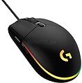 Rato Logitech G203 Lightsync USB 8000dpi - 5 Botões Programáveis - Iluminação RGB Lightsync - Uso Destro - Cabo de 2,10m - Cor Preta 910-005796