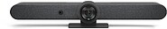 Logitech Rally Bar Sistema de Videoconferências Ultra HD 4K PTZ WiFi - Tudo em Um - Campo Visual 90º - USB-A, USB-C, HDMI, RJ45 - Comando à Distância - Cor Preta 960-001311