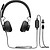 Auriculares Logitech Zone Wired MS Teams com Microfone Dobrável USB-C - Diadema Ajustável - Almofadas acolchoadas - Controlos no Cabo - Cabo Trançado de 1,90m - Cor Preta - imagem 1