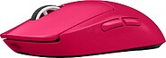Logitech G PRO X SUPERLIGHT 2 - Rato - gaming - óptico - 5 botões - sem fios - 2.4 GHz - USB Logitech LIGHTSPEED receiver - rosa 910-006798