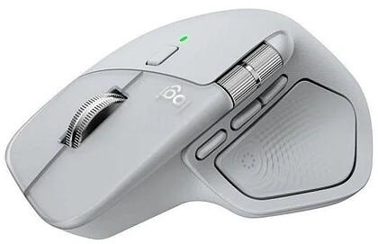 910-007563 Logitech MX Master 4 Rato Sem Fios Avançado - Sensor Darkfield 8K DPI - Scroll MagSpeed 1000 Linhas por Segundo - Resposta Háptica Personalizável Haptic Sense - Bluetooth e Logi Bolt - Cor Cinzento
