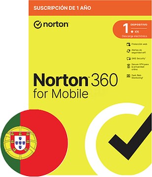 21433242 : -NORTON 360 MOBILE PORTUGUES 1 USER 1 DEVICE 12MO **L. ELECTRONICA