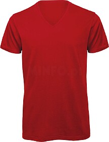 CGTM044C T-shirt Organic Inspire de homem com decote em V ta...