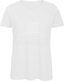 CGTW043 T-shirt Organic Inspire de senhora com decote redond...