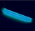 G-VDLILB : Bastao de luz cor azul 15cm - diam. 1cm ( 1 unidade p/embalagem ) - imagem 1