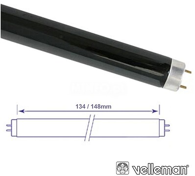 G-LAMP04TBL : Lâmpada 4W (tubo) 134/148mm ± 2mm