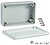 Caixa para projecto 90x50x24mm cinzento escuro G-G403 - imagem 1