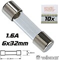 FUSE 6.35 x 32mm FAST 1.6A (10pcs/box) G-6FF1.6N