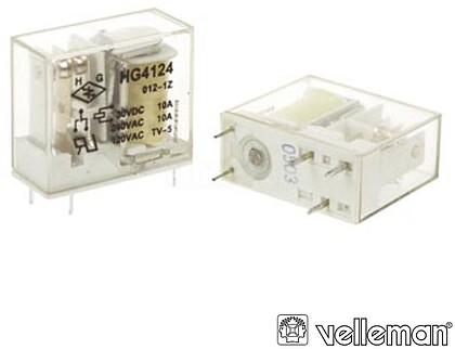 G-VR10V121C : RELÉ VERTICAL 10A 30V-220V 1X INVERSOR 12V