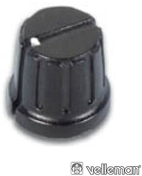 G-KN206BP : Botão (preto c/marcador branco)