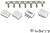 Conjunto de Conectores P/ CI de 6P 25X G-BTWS1X6 - imagem 1