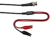 Ponta de teste em cabo coaxial BNC macho + 2 Pincas Crocodilo G-TLM55