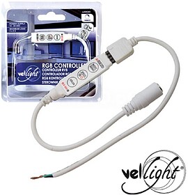 G-LEDC03 : MINI CONTROLADOR P/ FITA LEDS 12/24V