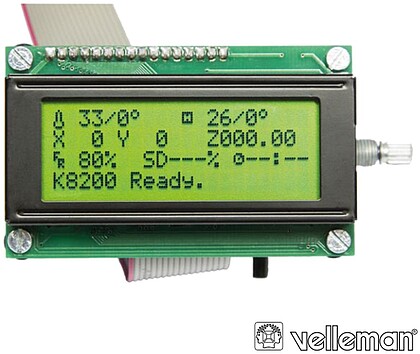 G-VM8201 : Controlador para impressora 3D K8200 (permite funcionamento s/ pc) Venda Multiplos: 0 unid