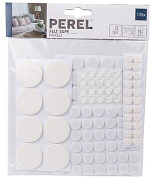 G-DTF10 : Emb. 135x Autocolantes Adesivos Protectores Feltro (Diversos) - PEREL