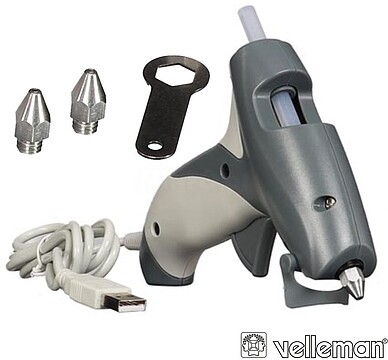 G-VTSUSB4 : Pistola De Cola Quente 5W USB VELLEMAN