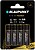 Pilhas AA Alcalinas Premium Blaupunkt 4 Unidades LR6BPR4CP - imagem 1