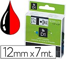Fita Dymo D1 Preto-Vermelho 12 MM X 7 MT S0720570