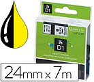 Fita Dymo 1000 Preta-Amarela 24 MM X 7 M D1 S0720980