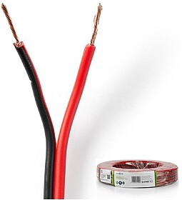 G-CAGW0750BK1000 : Cabo de Coluna 2x 0,75 mm2 Preto/Vermelho...