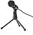 Microfone C/ Tripé P/ Smartphone/PC Jack 3.5mm MICTJ100BK - imagem 1