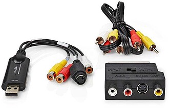 VGRRU101BK : NEDIS CONVERSOR DE VIDEO ANALOGICO P DIGITAL AD...