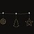 Figuras Natal Decorativas C/ Ventosa 65 LEDS 3000K A Pilhas LNS-002-0.9X0.3-UW - imagem 1