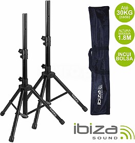 G-SS01B : CONJUNTO 2 SUPORTES P/ COLUNAS C/ BOLSA 1.8M 30KG ...