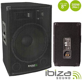 G-DISCO8B : COLUNA 3 VIAS BASS REFLEX 8” 300W IBIZA