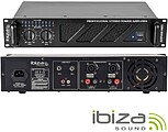 Amplificador Áudio 19” 2X480W Preto Ibiza G-AMP600-MKII
