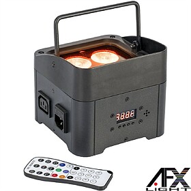 TBOX-QUAD4 : Projetor Luz C/ 4 LEDS 4W RGBA DMX AFXLIGHT