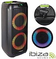 Coluna Amplificada 2x6.5” USB/SD/Aux/BT LED Tws Madison LYRA400